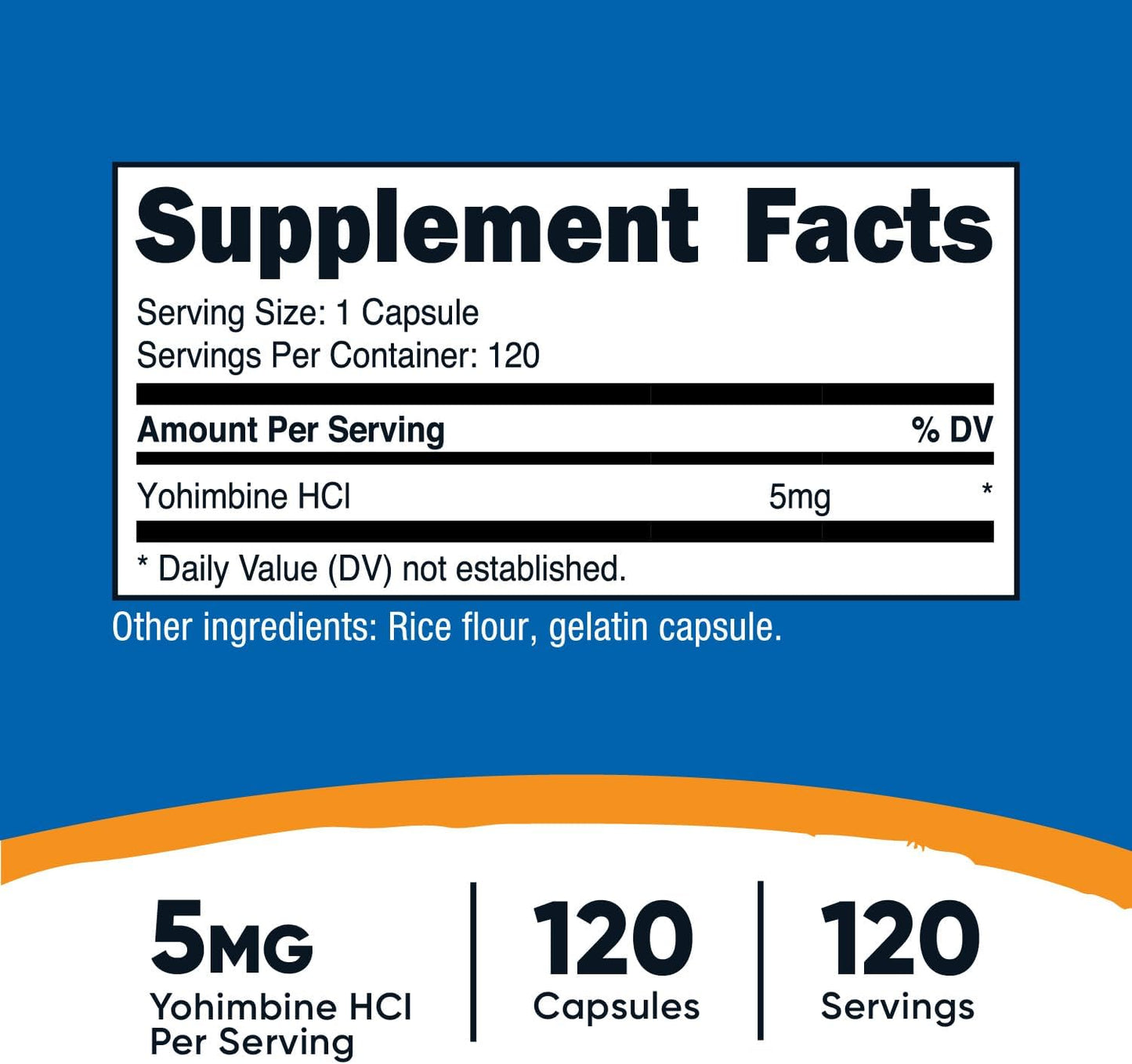 Nutricost Yohimbine 120 Capsules