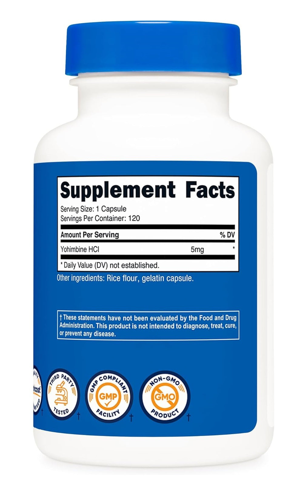 Nutricost Yohimbine 120 Capsules