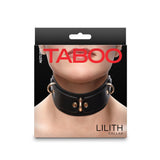 Hustler's Taboo Lilith Collar Black