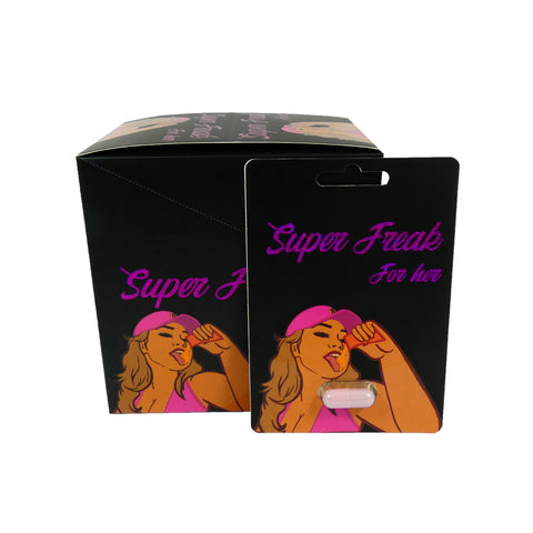 Super Freak For Her 24Ct Display â€“ Unleash Feminine Power and Elevate Sensual Bliss!