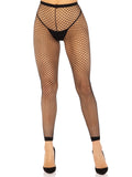 Industrial Net Footless Tights - One Size - Black