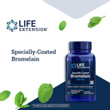 Life Extension Specially-Coated Bromelain 500mg 60 Capsules