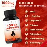 NutraChamps 10X Strength Horny Goat Weed 60 Vegan Capsules