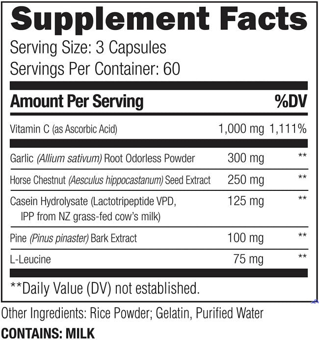 Umzu Redwood Blood Flow Support Nitric Oxide Booster 180 Capsules