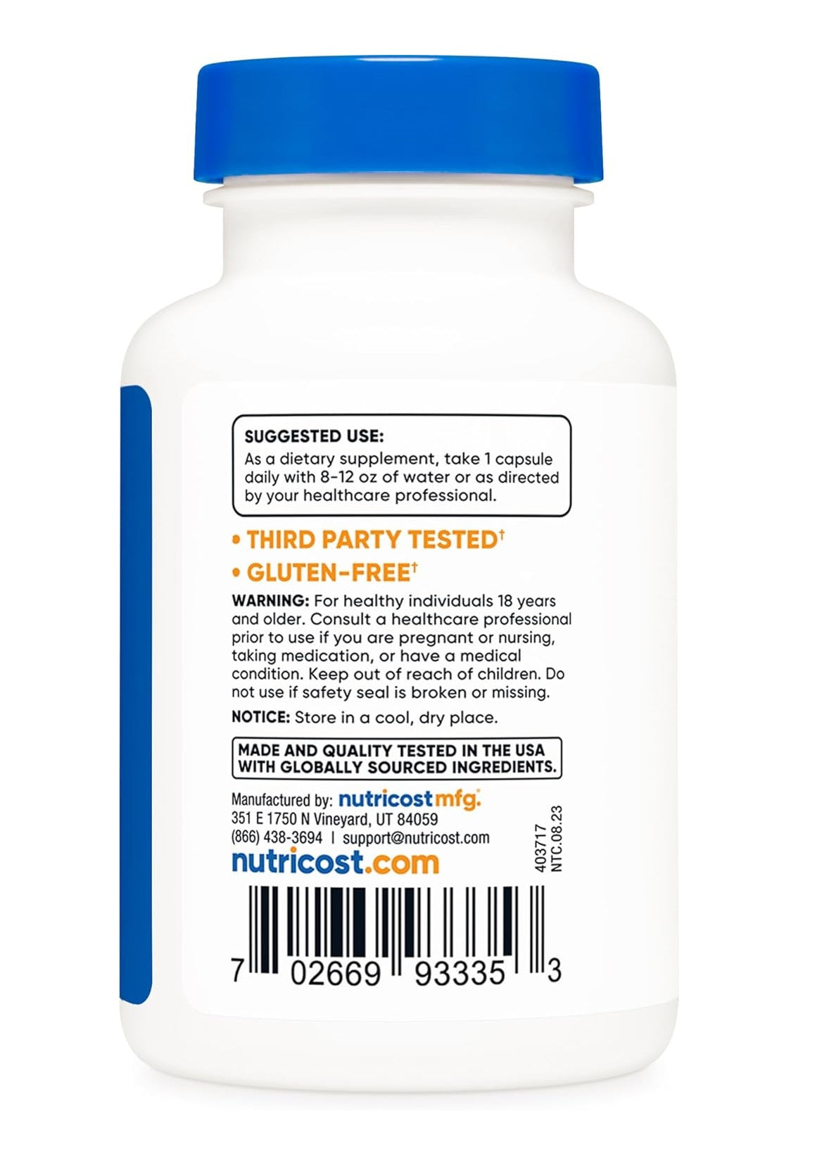 Nutricost Yohimbine 120 Capsules