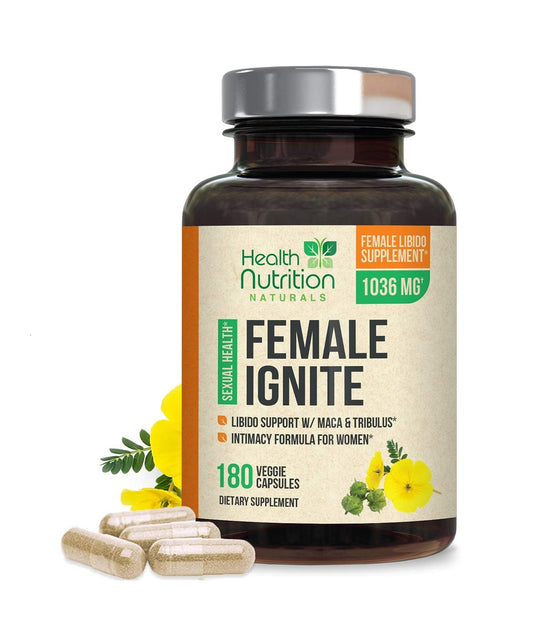 Female Libido Maca Tribulus Horny Goat Weed Supplement 120ct