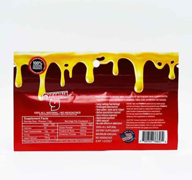 Stamina 9 Honey Male Enhancement Pill 5000mg