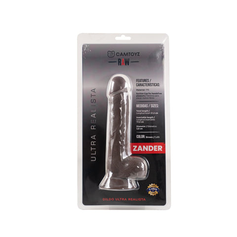 Ultra Realistic Raw Coffee Zander Dildo