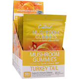 Cutleaf Mushroom Gummies Turkey Tail Hemp Extract Pineapple 10 Pack