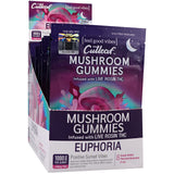 Cutleaf Mushroom Gummies Euphoria Nightime Reishi Infused With Live Rosin Grape Gelato 10 Pack