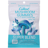 Cutleaf Mushroom Gummies Super Blend Zero THC Mixed Berries 10 Pack