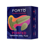 Pointed Vibrating Plug Green