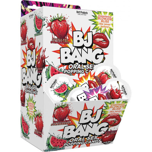 Bj Bang Popping Blow Job Oral Sex Candy 72Pc Display