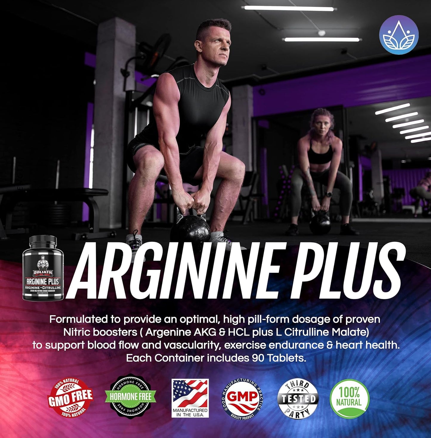 Dr Emil Goliath Arginine Plus Citrulline Nitric Oxide Booster Men