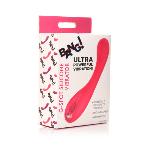 Bang! G-Spot Silicone Vibrator Pink