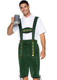 Men's Beerfest Lederhosen Oktoberfest Costume - X-Large - Green