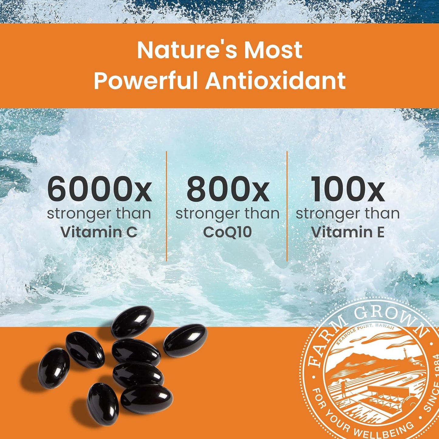 BioAstin Hawaiian Astaxanthin 50 Capsules