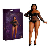 Moonlight Plus Model 09 Black Bodystocking