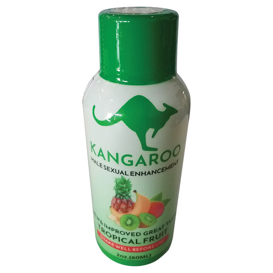 Kangaroo Male Enhancement Shot-Tropical Fruit Display of 12