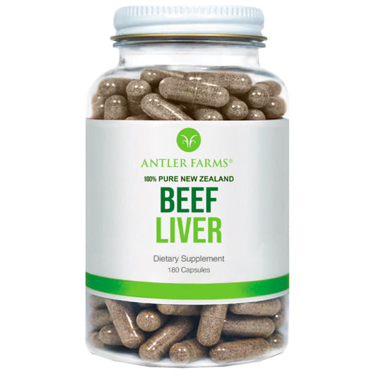 Antler Farms Pure New Zealand Beef Liver 180 Capsules