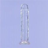 Addiction Crystal 9 Vertical Dong Clear Tpe W/ Bullet "