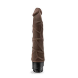 Dr Skin Cock Vibe 1 Chocolate Brown Realistic Dildo