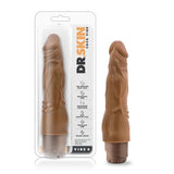 Dr Skin Cock Vibe -4 Mocha Brown Vibrating Dildo