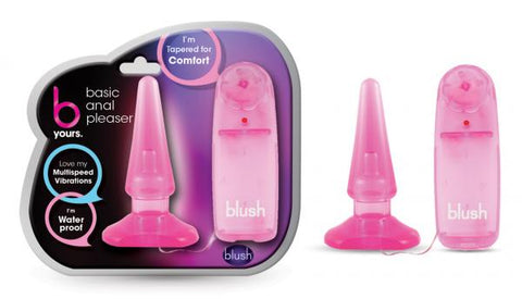 Anal Pleaser Pink Vibrating Butt Plug