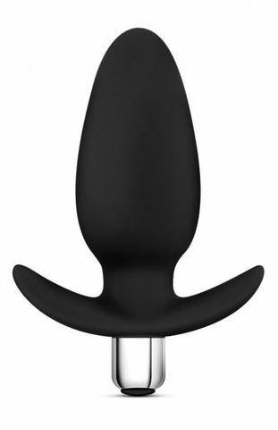 Luxe Little Thumper Black Vibrating Plug