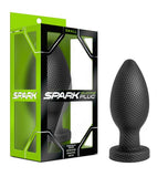 Spark Silicone Plug Carbon Fiber Small Black