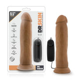 Dr. Throb 9.5 inches Vibrating Cock, Suction Cup Tan