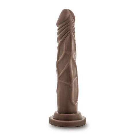 Dr Skin Basic 7.5 inches Chocolate Brown Dildo