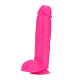 Neo 10in Dual Density Dildo Neon Pink