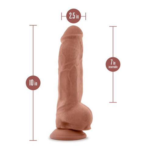 Au Naturel Billy Boy 10 Dildo Mocha "