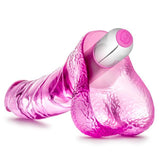 Naturally Yours Vibrating Ding Dong Pink Dildo