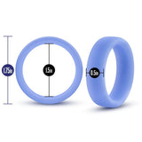 Performance Silicone Glo Cock Ring Blue Glow