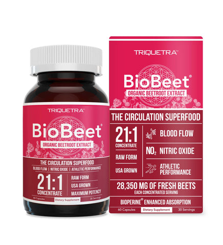Triquetra Health BioBeet Organic Beetroot Extract 60 Capsules