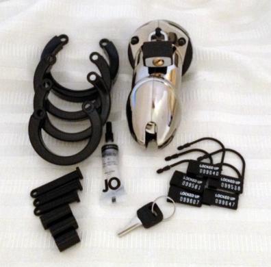Cb-6000 Male Chastity Device 3 1/4" Chrome Cage