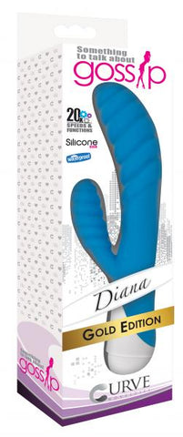 Gossip Something To Talk About Diana Rabbit Vibrator Blue