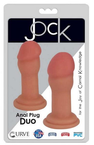 Jock Anal Play Duo 2 Piece Set Vanilla Beige