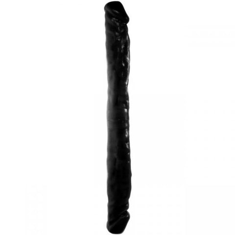 Eighteen Double Ended Dildo Black Kinx