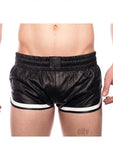 Prowler Red Leather Sport Shorts Wht Xs