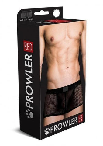 Prowler Red Fishnet Assless Trunk Blk Xl