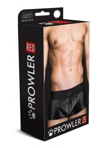 Prowler Red Wetlook Assless Trunk Blk Xl