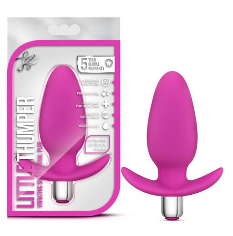 Luxe Little Thumper Fuschia Butt Plug