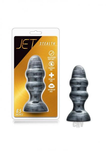 Jet Stealth Carbon Metallic Black Butt Plug