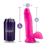 Au Naturel Bold Pleaser 7 In Dildo Pink