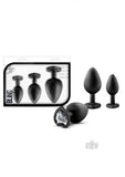 Bling Plugs Training Kit Black with White Gems