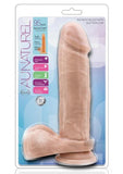 Au Naturel 9.5 Inches Dildo with Suction Cup Beige