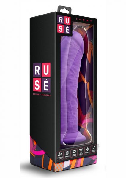 Ruse Jammy Purple Realistic Dildo